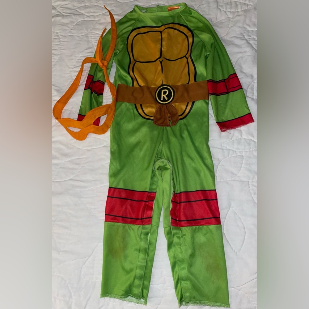 12-24 Months Nickelodeon TMNT Green and Red Ninja Costume